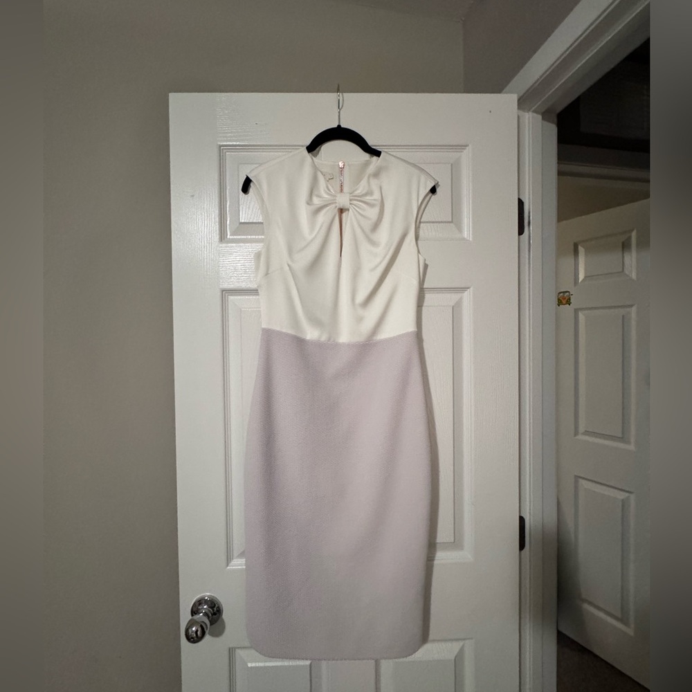 Ted Baker Elegant White and lilac Dress